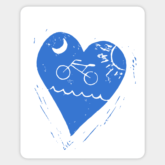 Love cycling Sticker by Eduardo Tejedor